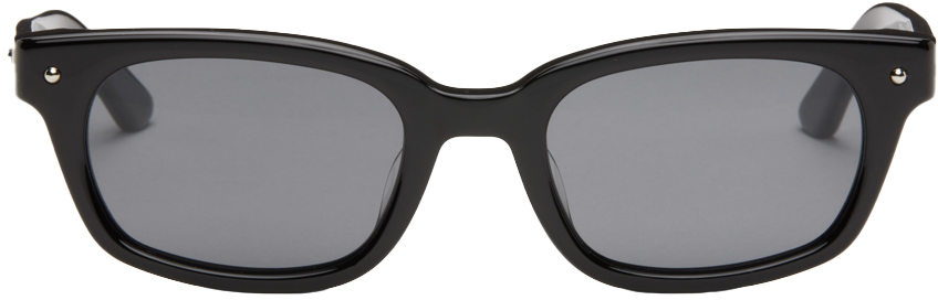 Bonnie Clyde Black Checkmate Sunglasses In Black/black