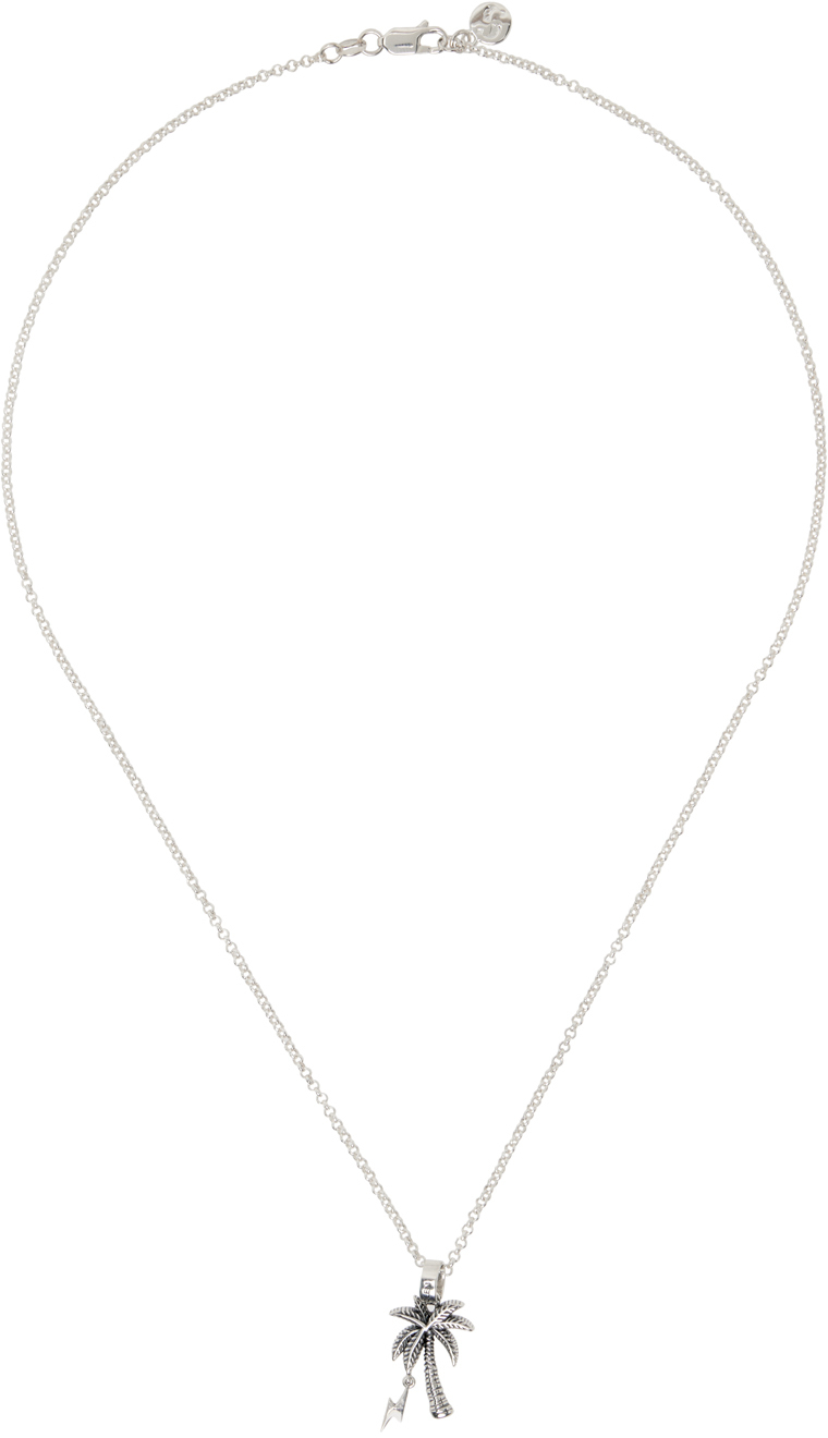 Shop Stolen Girlfriends Club Silver Small Paradise Necklace In Sterling Silver