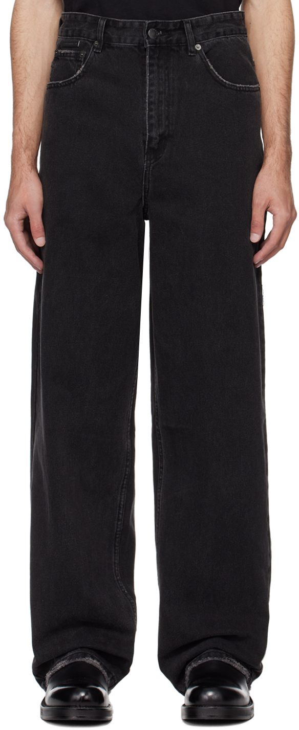 Black 'Dust And Grit' Jeans