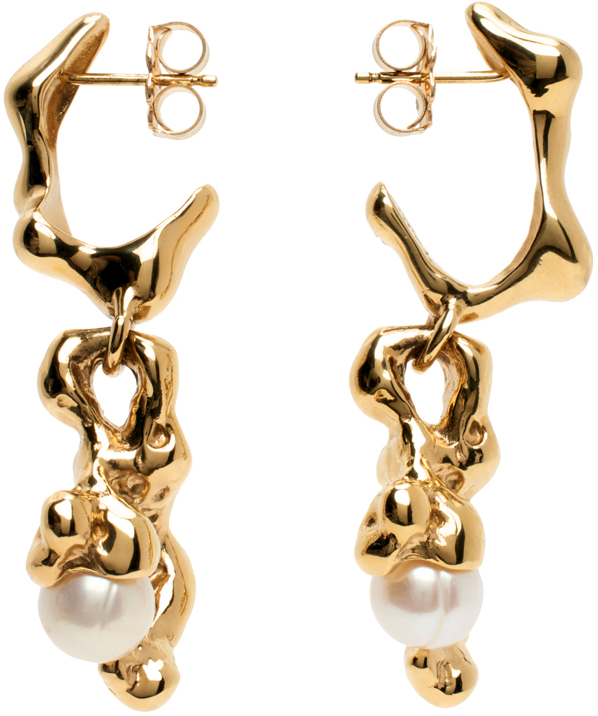 Gold Fellini Drop Earrings