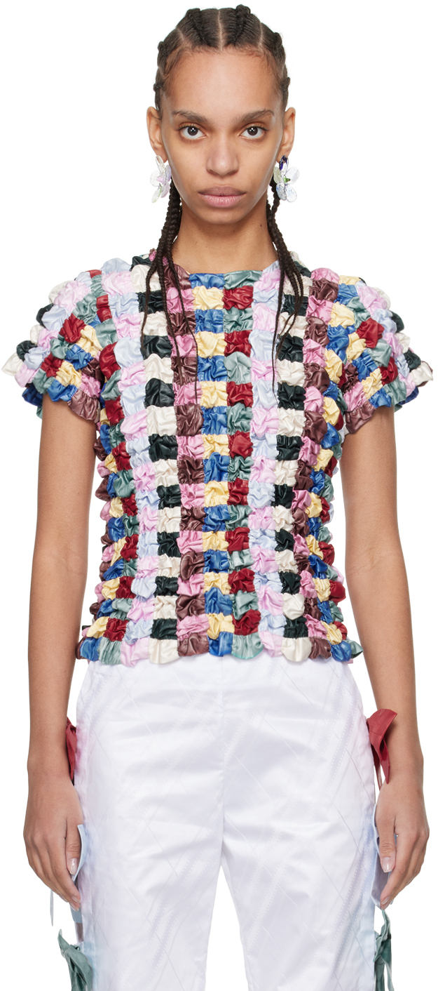 Shop Super Yaya Multicolor Puzzle T-shirt