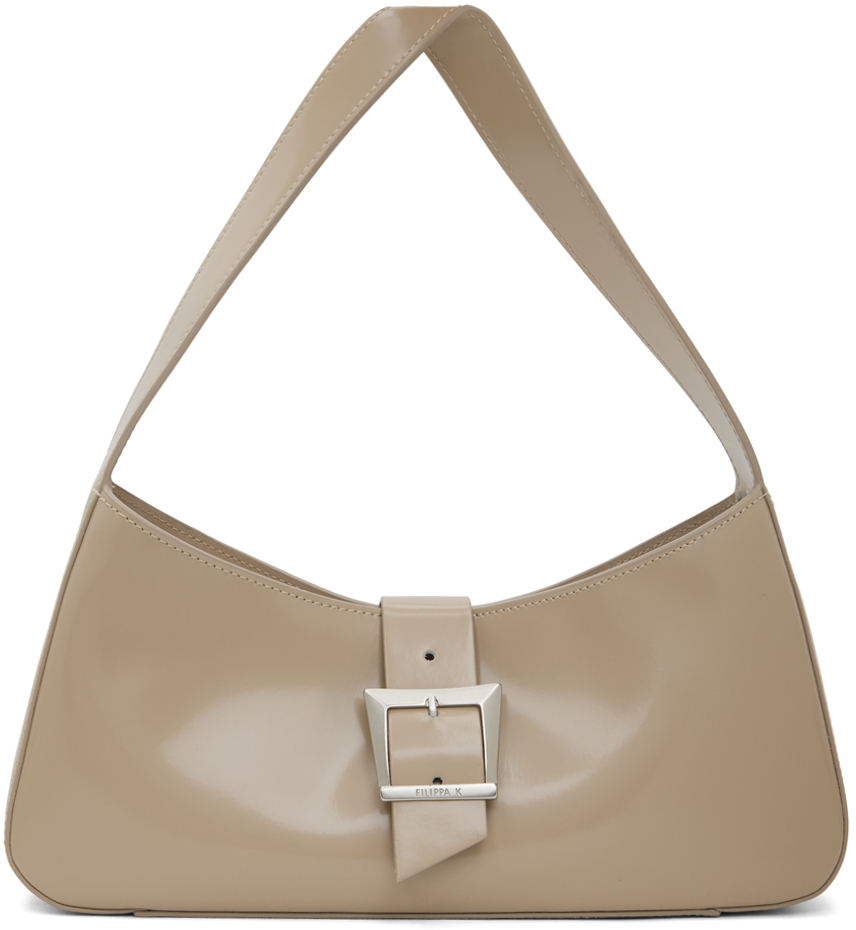 Filippa K Taupe 'the 93 Buckle' Bag In Brown