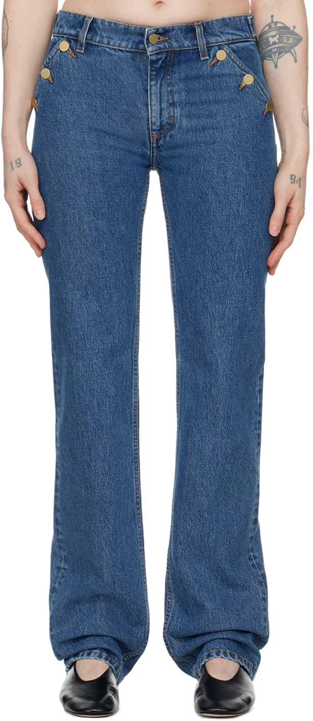 【関税込み】Filippa K ブルー クラシック ストレートジーンズ Filippa Kのブルー クラシック ストレートジーンズがセール中