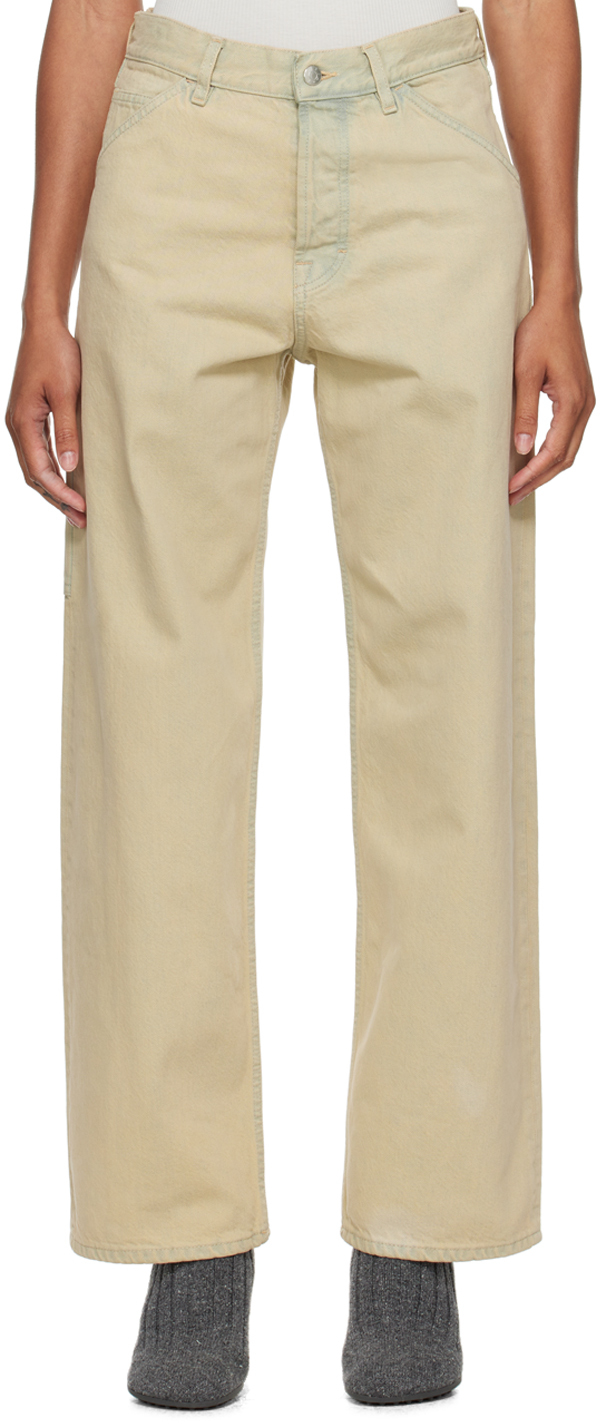 【関税込み】Filippa K ベージュ バギージーンズ Filippa Kのベージュ バギージーンズがセール中