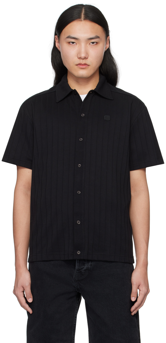 Shop Filippa K Black Buttoned Shirt