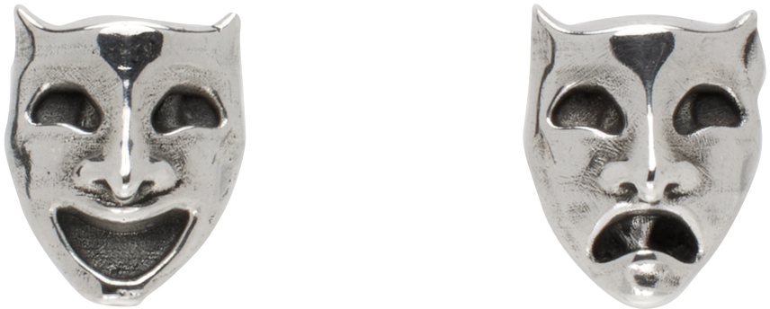 Maple Silver Laugh Now Cry Later Earrings In Silver 925