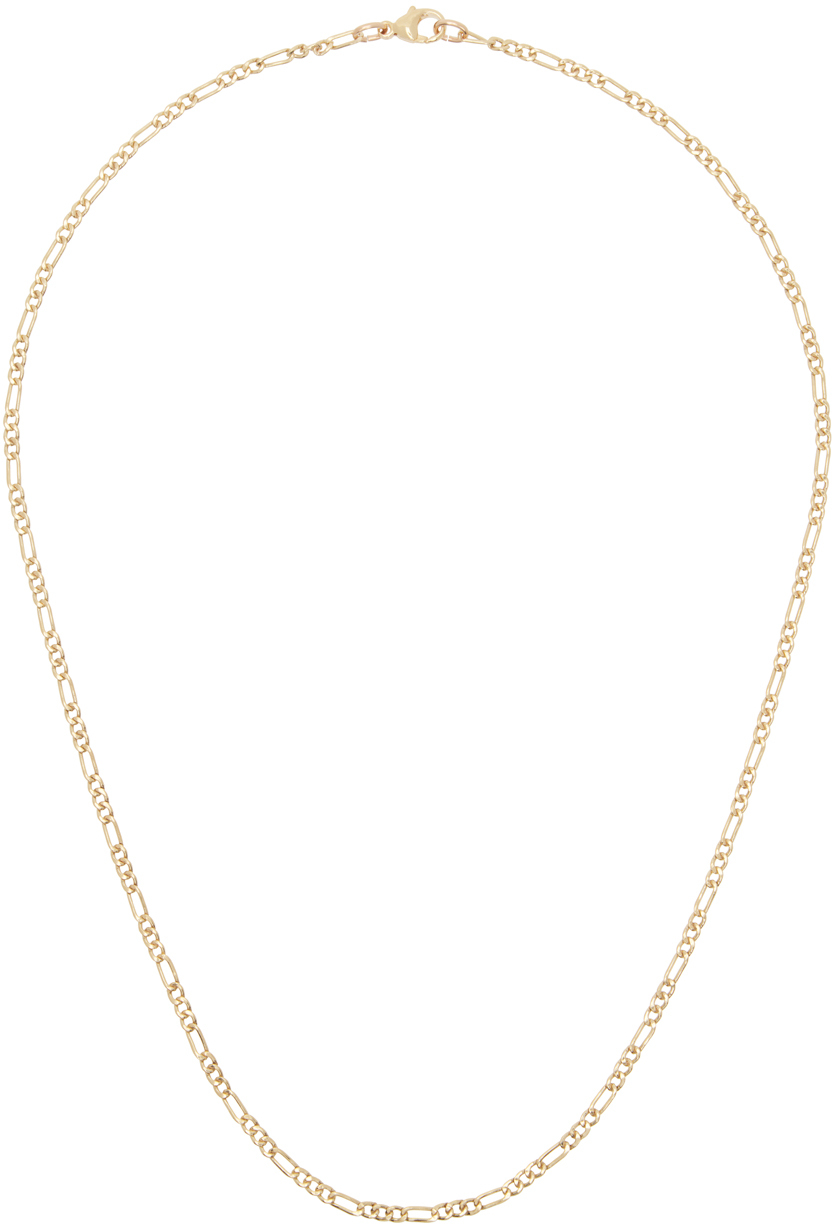 Maple Gold Figaro Chain Necklace In 14k Gold Filled