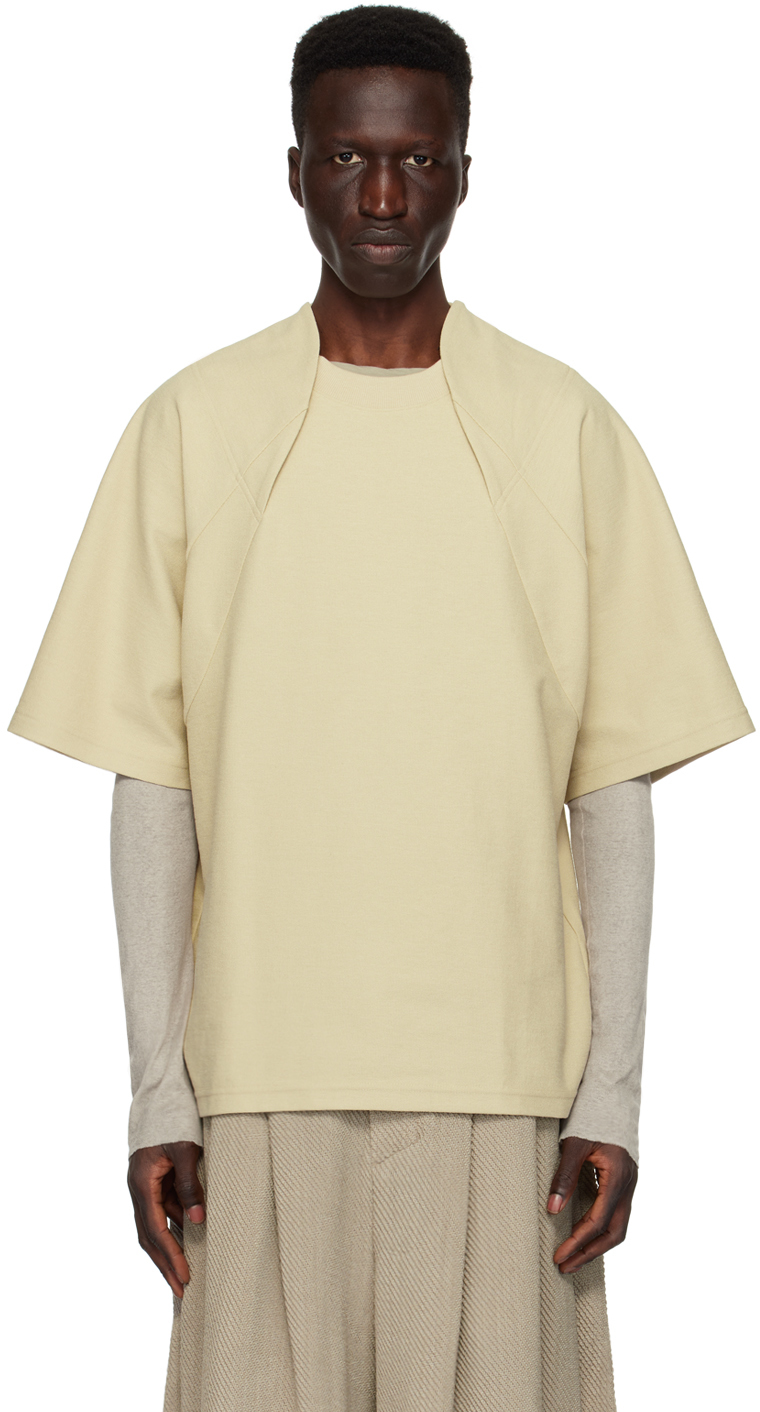 pet-tree-kor: Beige Acacia T-Shirt | SSENSE UK