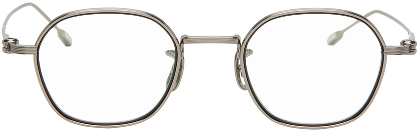 Yuichi Toyama Gunmetal Bankside Glasses In Gray