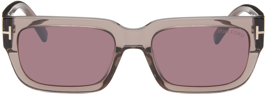 Burgundy Ezra Sunglasses