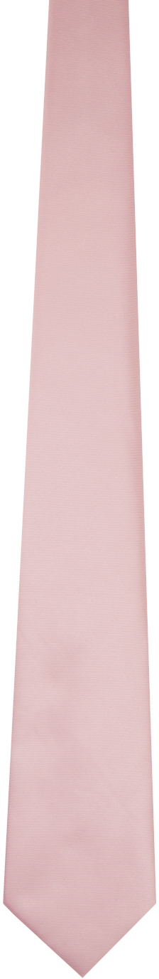 Pink Solid Twill Tie