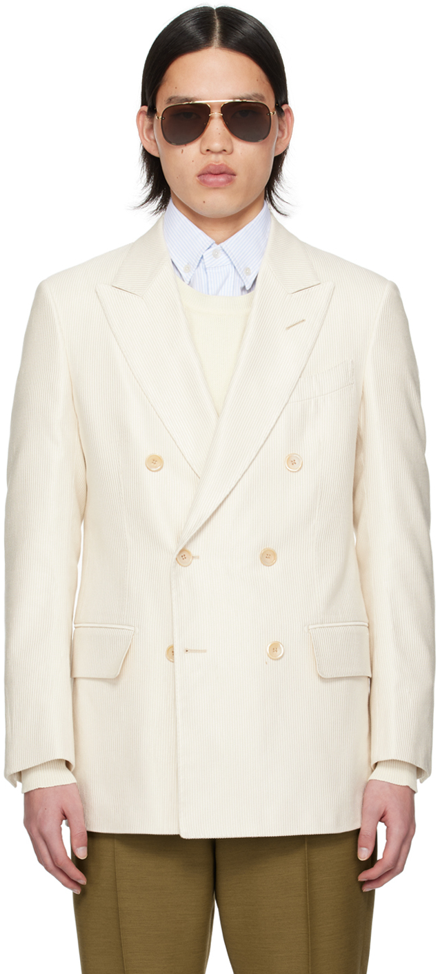 TOM FORD: Off-White Atticus Blazer | SSENSE