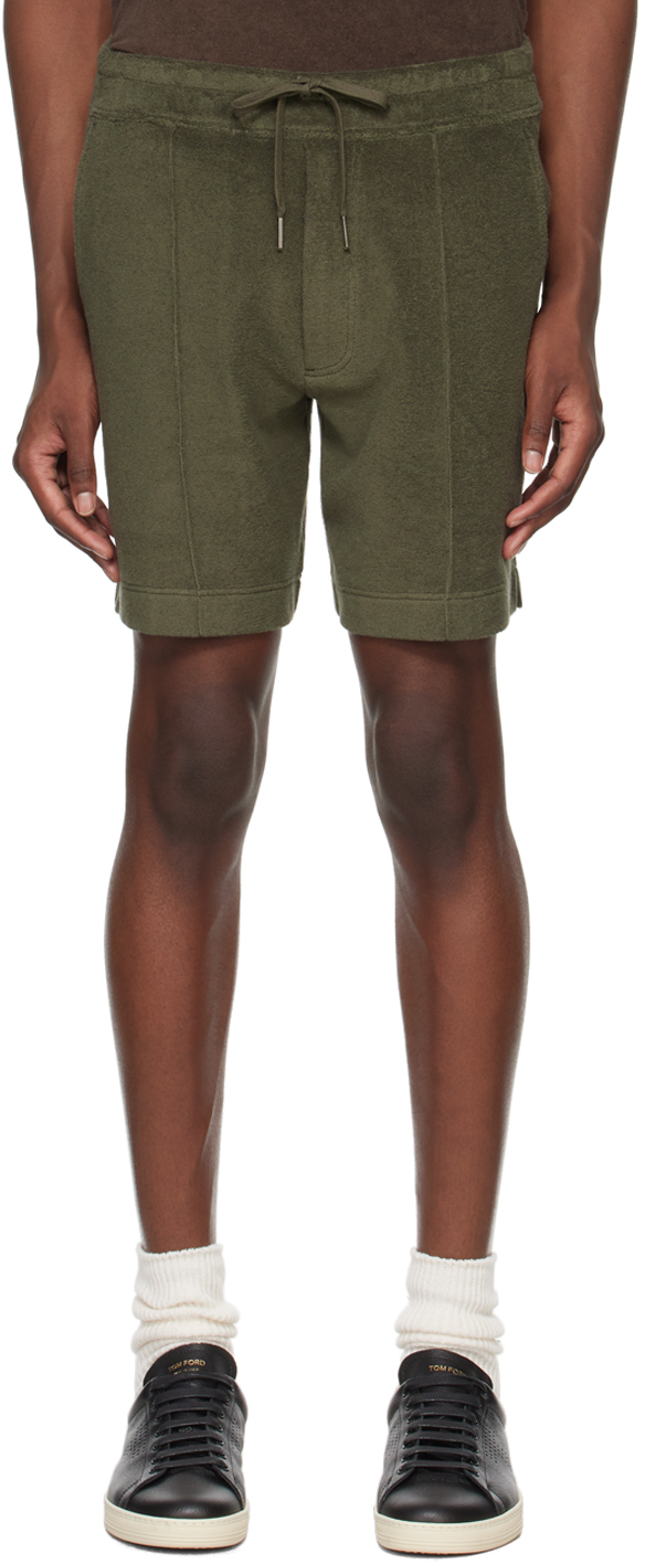Khaki Towelling Shorts