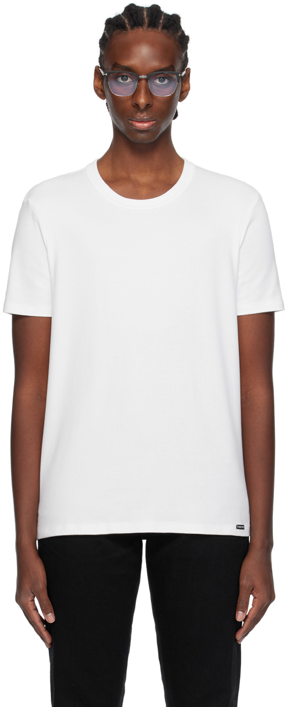 TOM FORD 25SS Tシャツ・カットソー ホワイト系 Men's Designer Underwear T-Shirts | TOM FORD Fashion | Tom