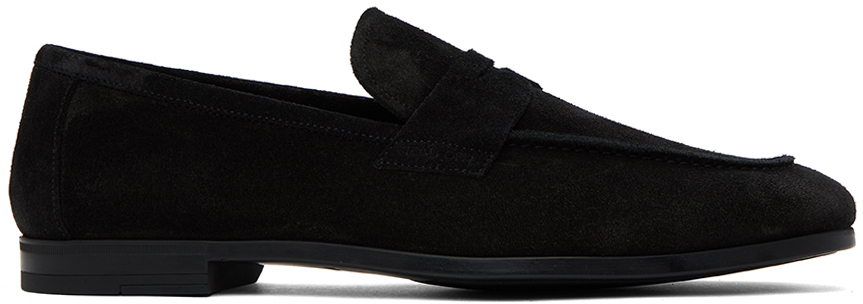 Tom Ford Black Sean Twisted Band Loafers