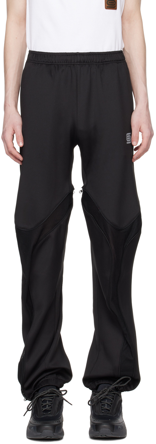 SSENSE Exclusive Black Tri-Zip Sweatpants