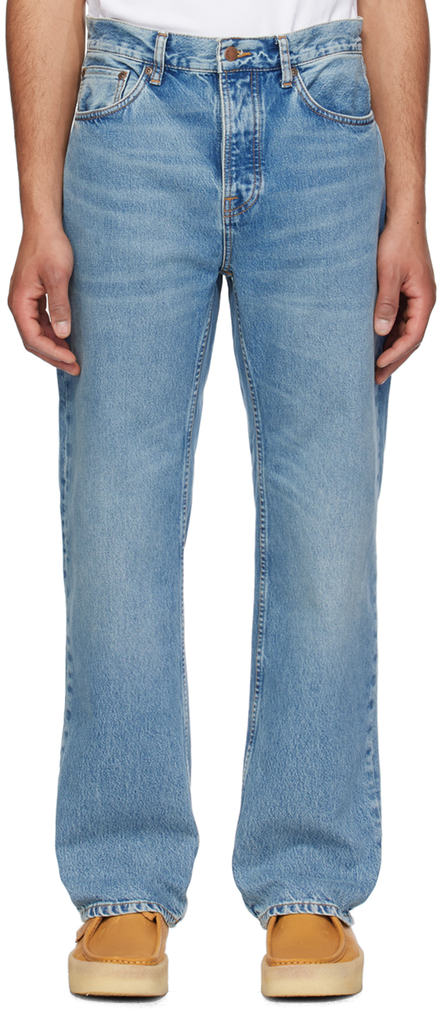 Blue Tuff Tony Jeans by Nudie Jeans on Sale