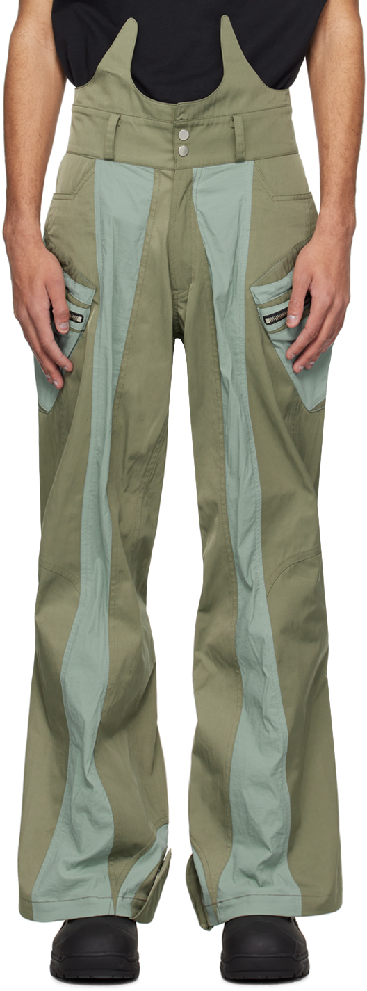 Green Scarab Cargo Pants