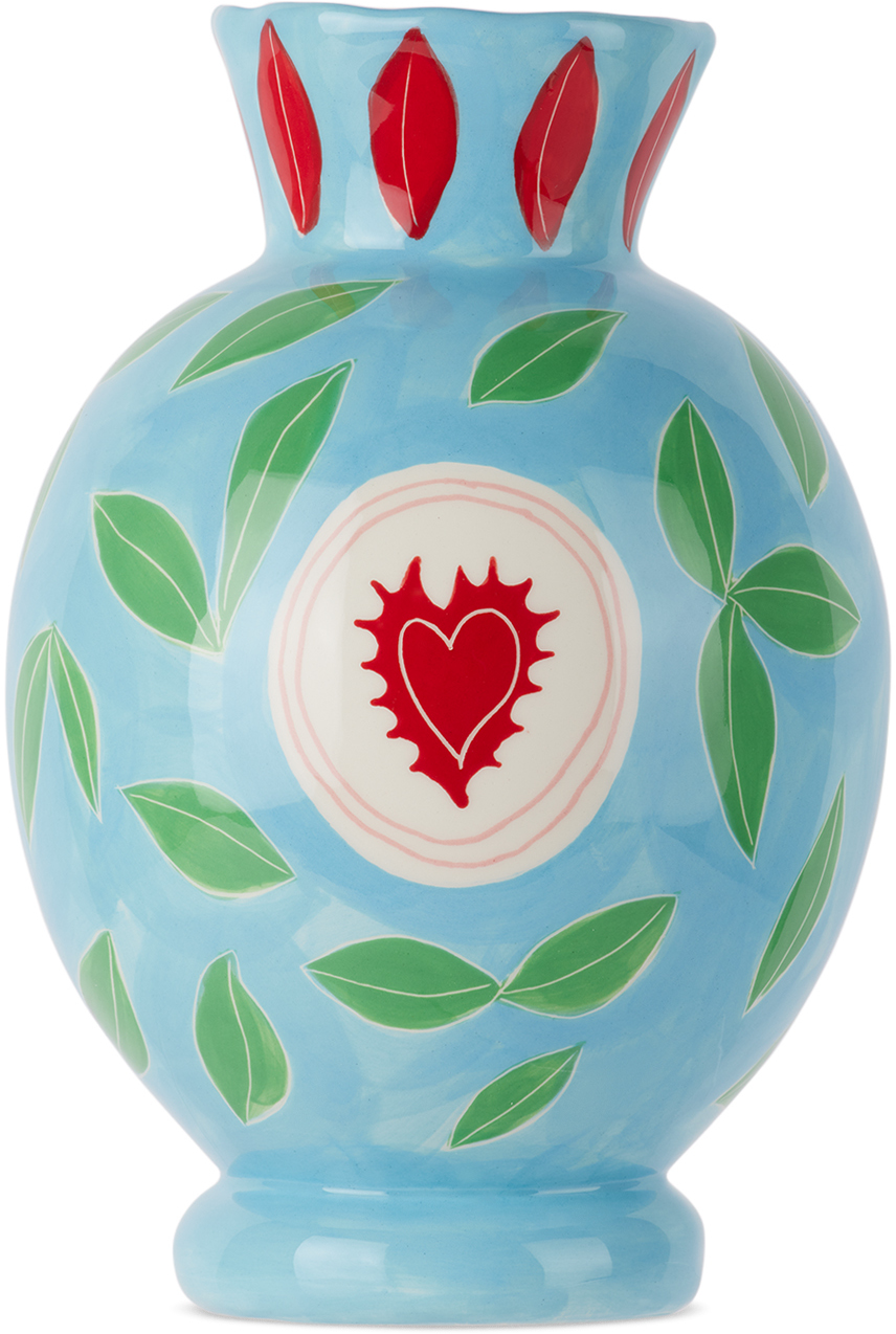 Laetitia Rouget Mother Nature Vase In Blue