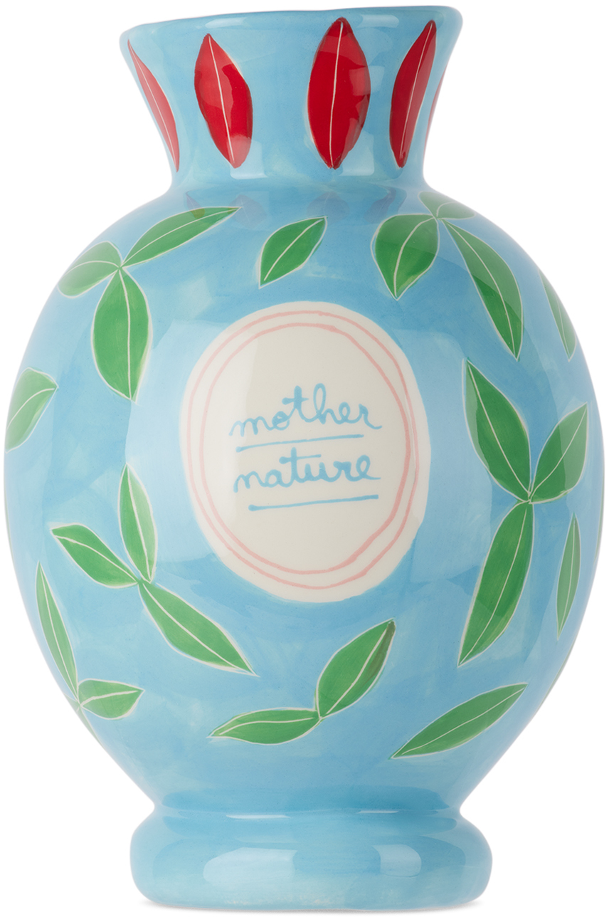 Laetitia Rouget Mother Nature Vase In Blue