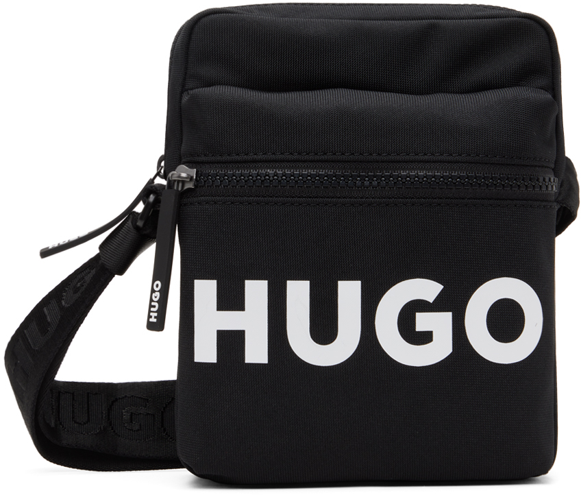 Black Ethon 2.0 Logo Bag by Hugo on Sale