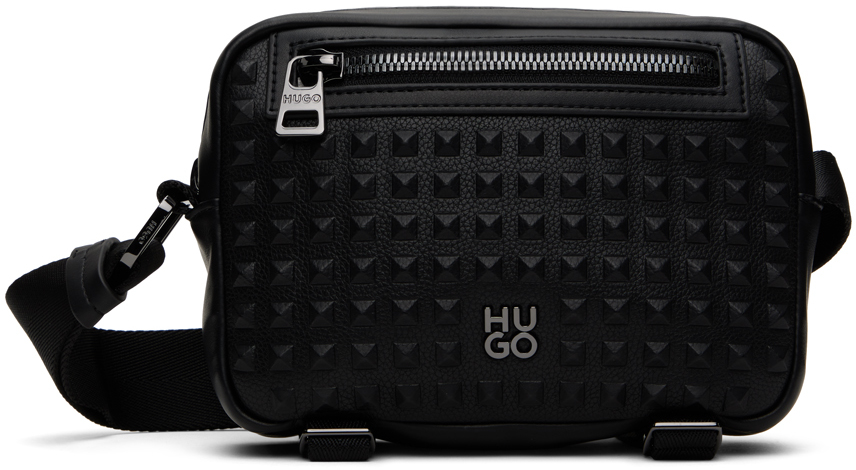 Hugo Black Studs Bag In Black 001