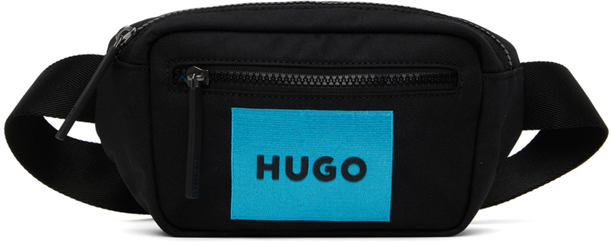 Shop Hugo Black Laddy Pouch In 001-black