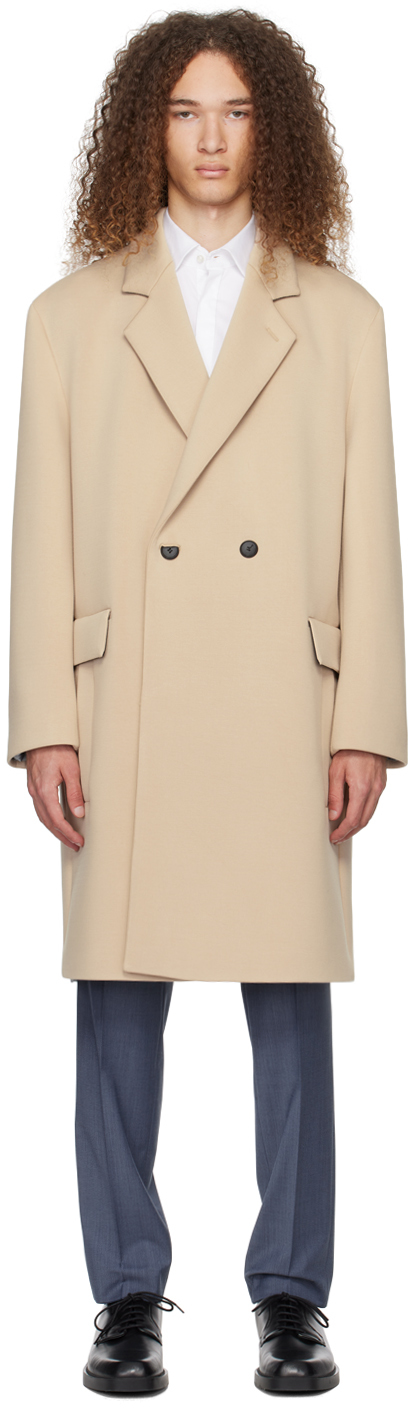 Hugo boss hotsell double breasted coat