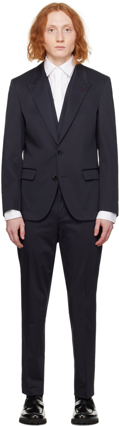 Hugo Navy Slim-Fit Suit