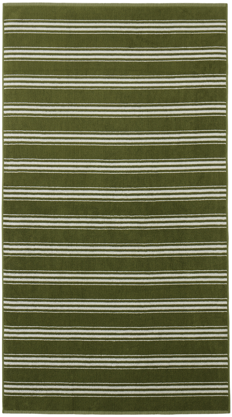 Khaki & Off-White Pool Towel