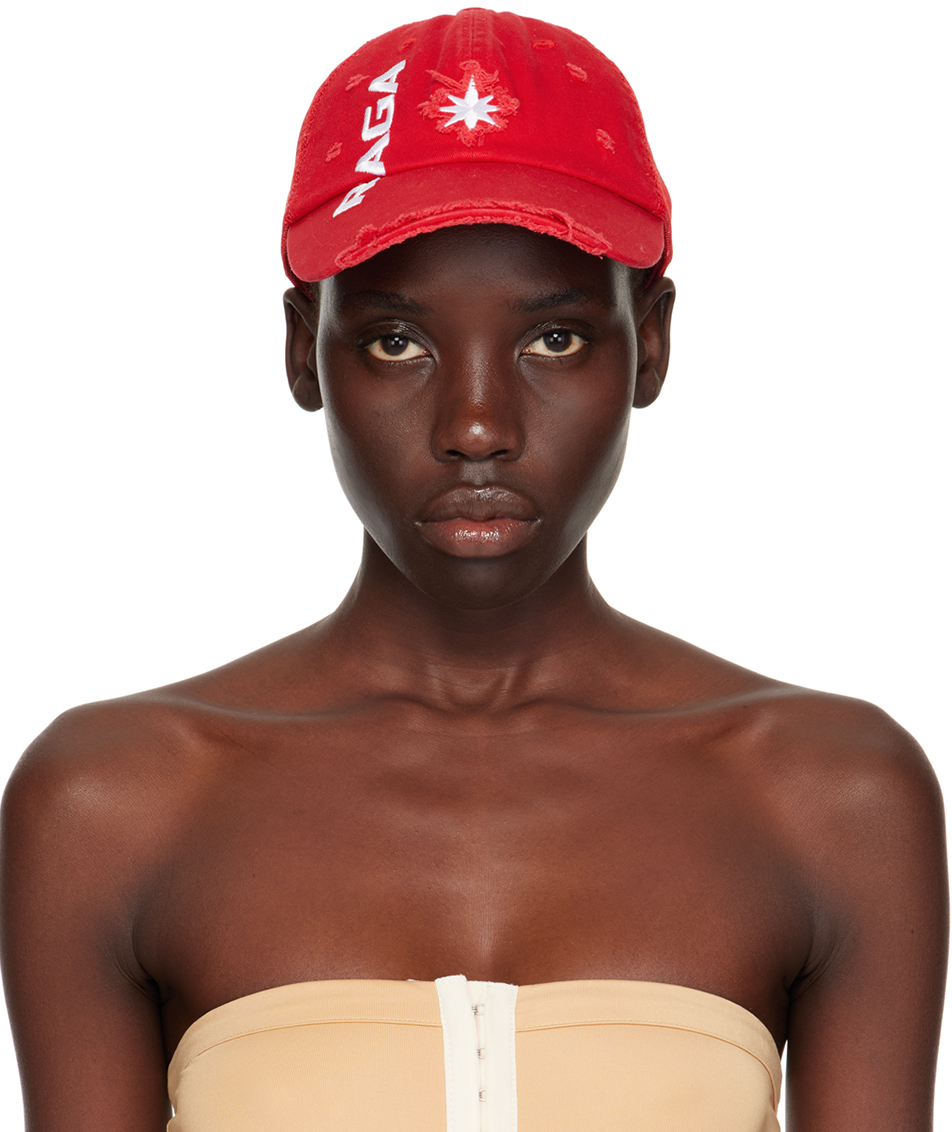 SSENSE Exclusive Red Backyard Trucker Cap