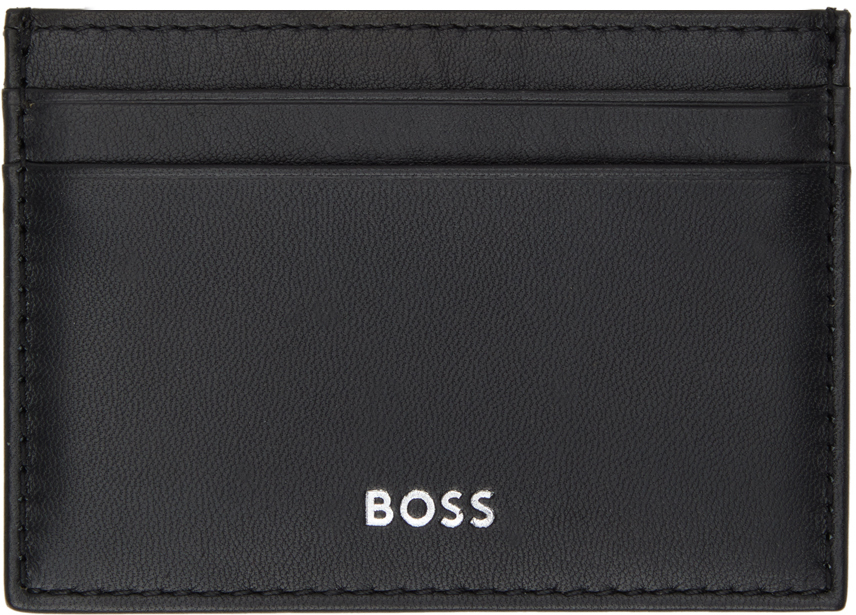 Hugo Boss Black Logo Card Case In Black 001