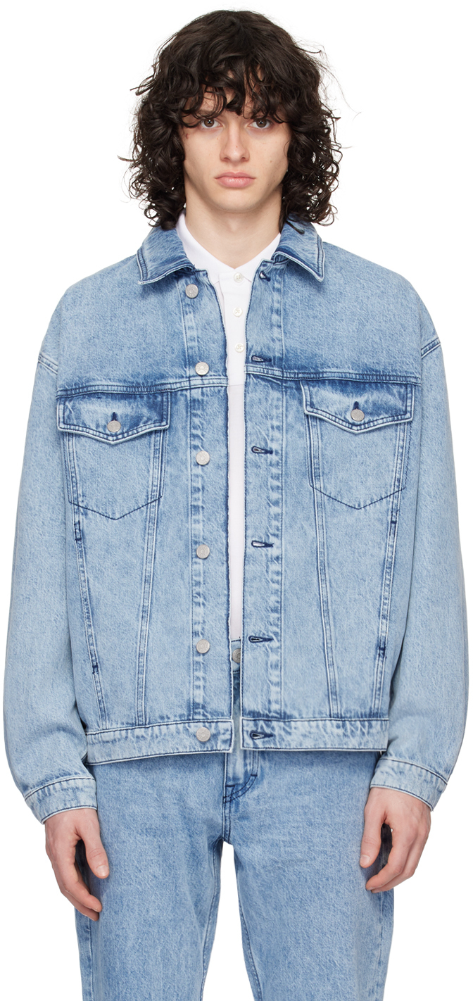 Blue Faded Denim Jacket