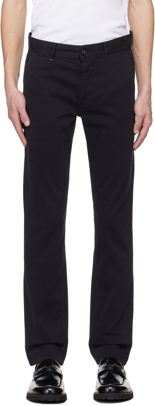 Hugo Boss Black Slim-fit Trousers In Black 001