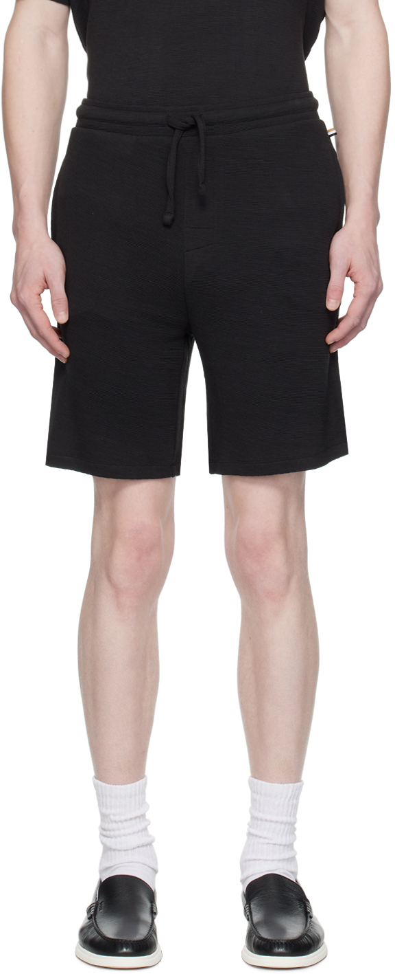 Black Drawstring Shorts