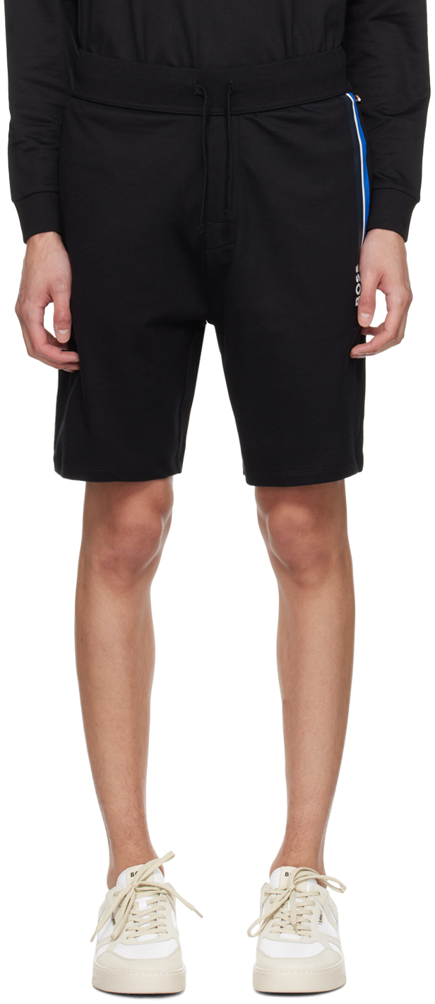 Short De Sport Noir HUGO BOSS Pour Garçon 16 Ans - 100% Coton/polyester - Occasion Très Bon état