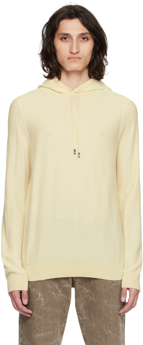 Pull à Capuche Off-White Blanc Cassé - Unisexe, Taille M, Streetwear