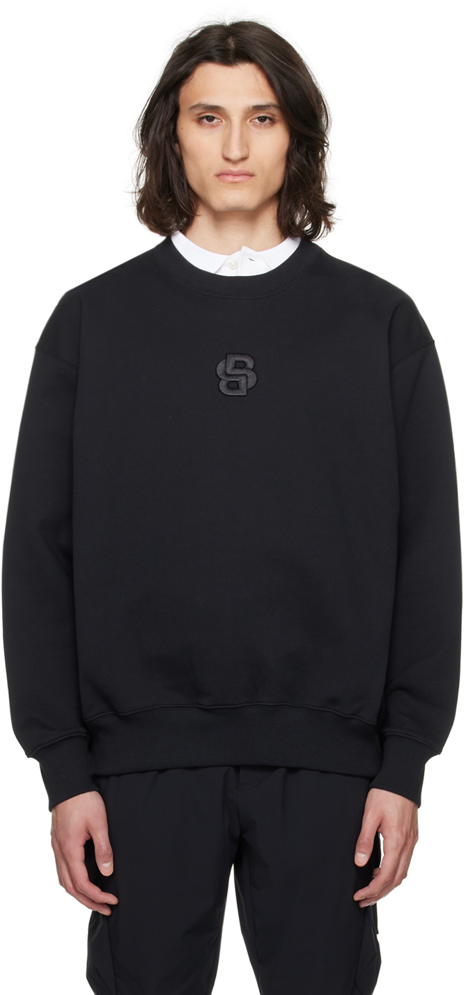 Black Double Monogram Sweatshirt