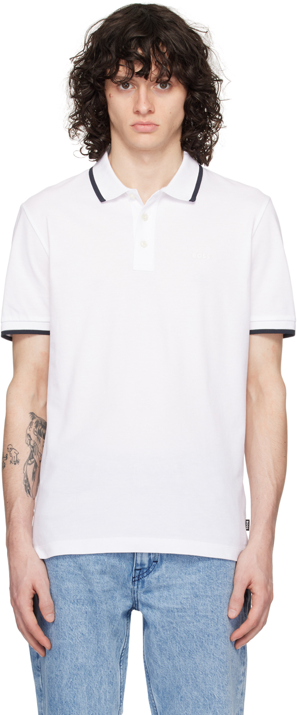 White Bonded Polo