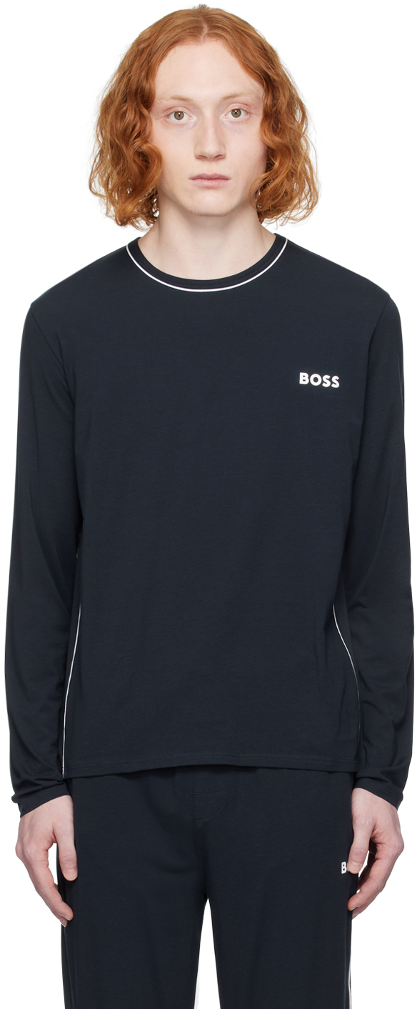 Navy Balance Long Sleeve T-Shirt