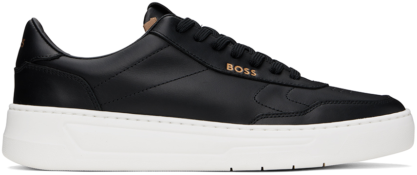 Boss Rhys Tennis Sneakers Black UK 9 - 2024 ❤️ CooperativaShop ✓