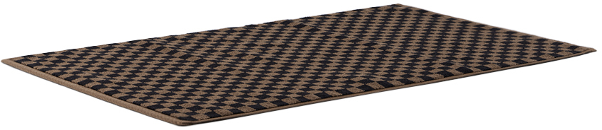 Baina Brown & Black Essential Bathroom 04 Set In Tabac Noir
