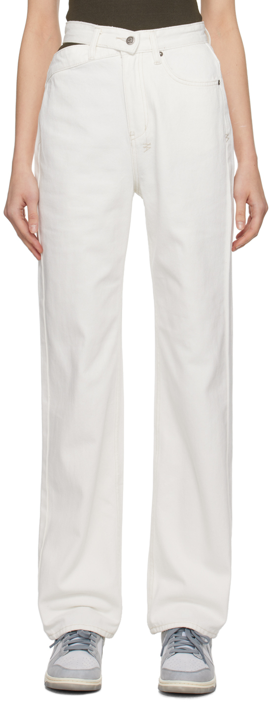 White Detached Halo Jeans