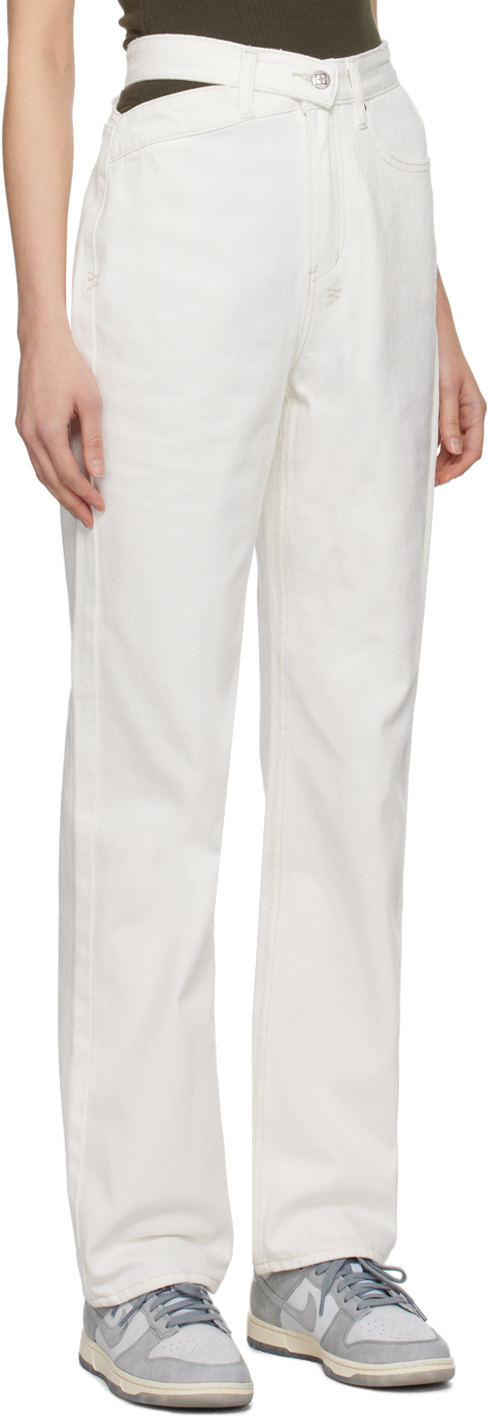 KSUBI WHITE DETACHED HALO JEANS