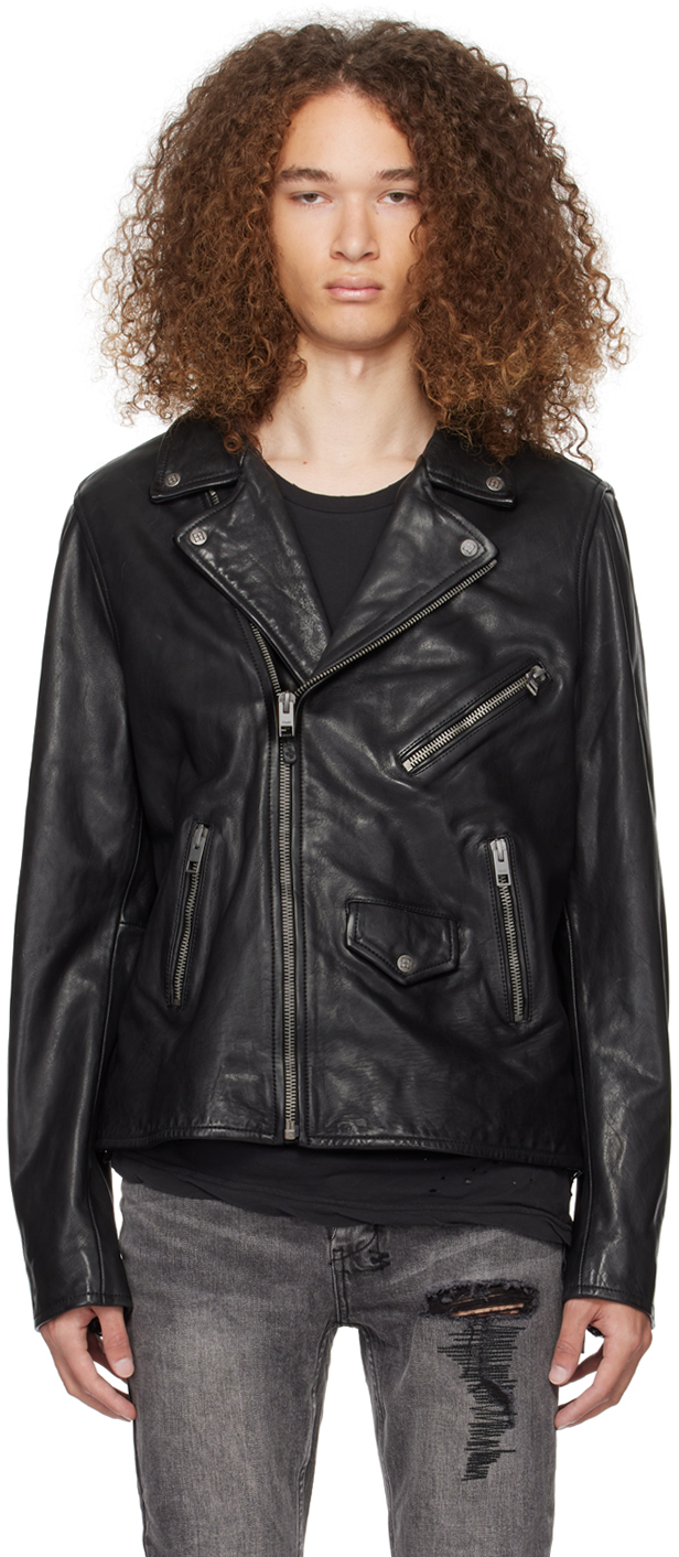 Black Capitol Leather Jacket