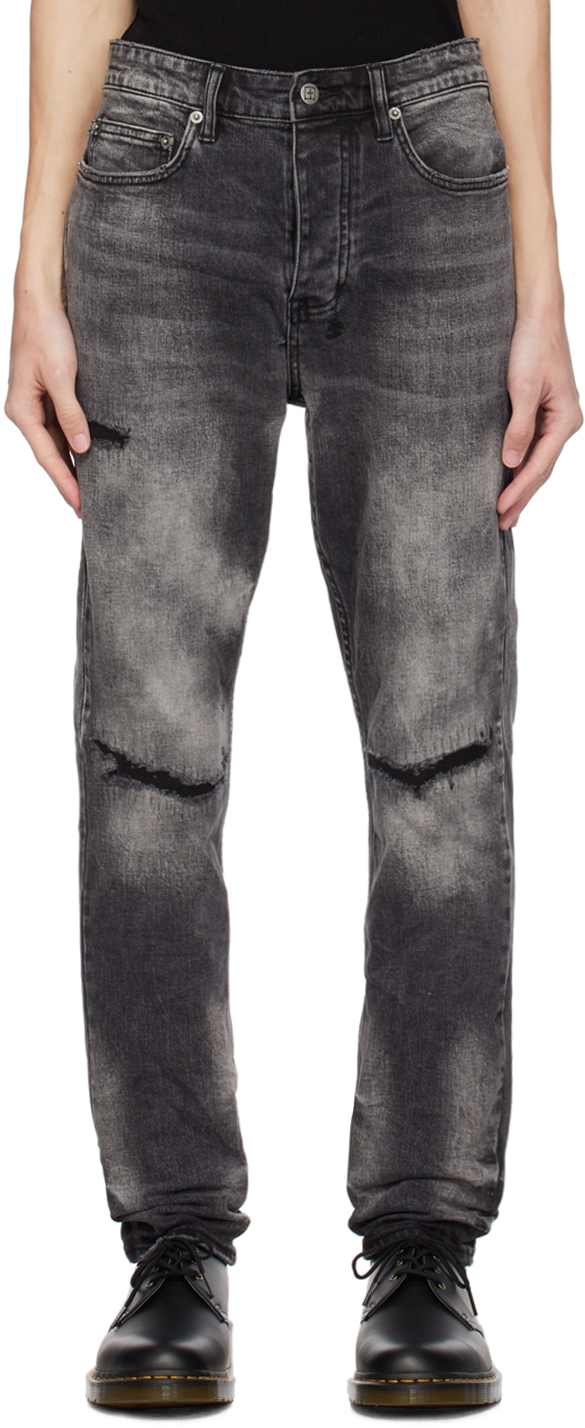 Ksubi Grey Wolfgang Tektonik Jeans In Black