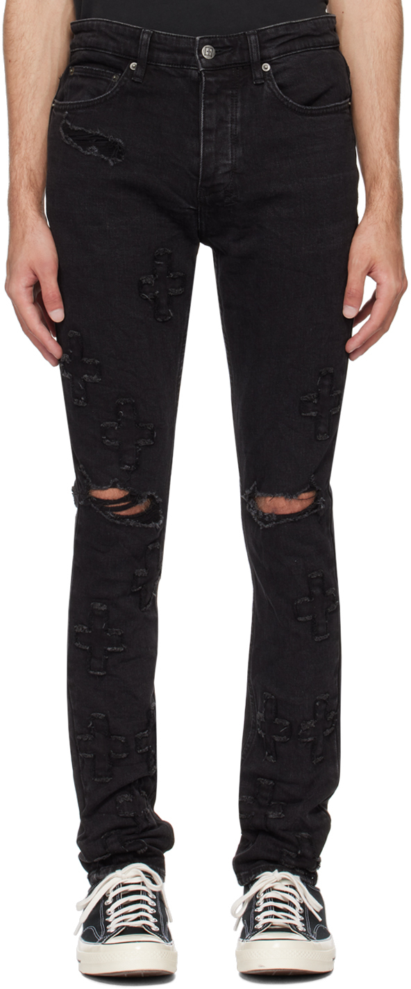 Black Chitch Kraftwork Jeans by Ksubi on Sale