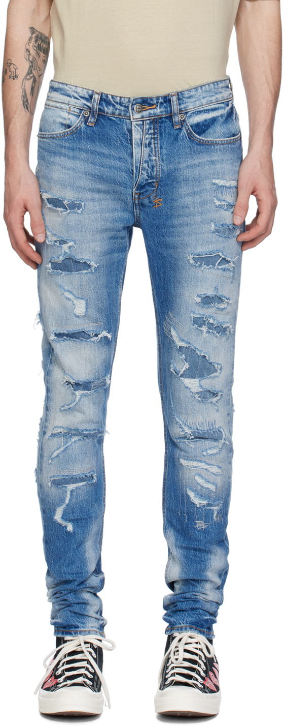 Buy Chitch A$ap Tyy Oil Slicker, Men's Blue Jean, Ksubi