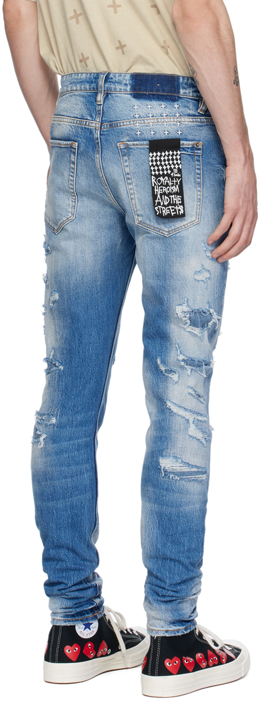KSUBI BLUE VAN WINKLE TEKTONIK DIALLED JEANS 