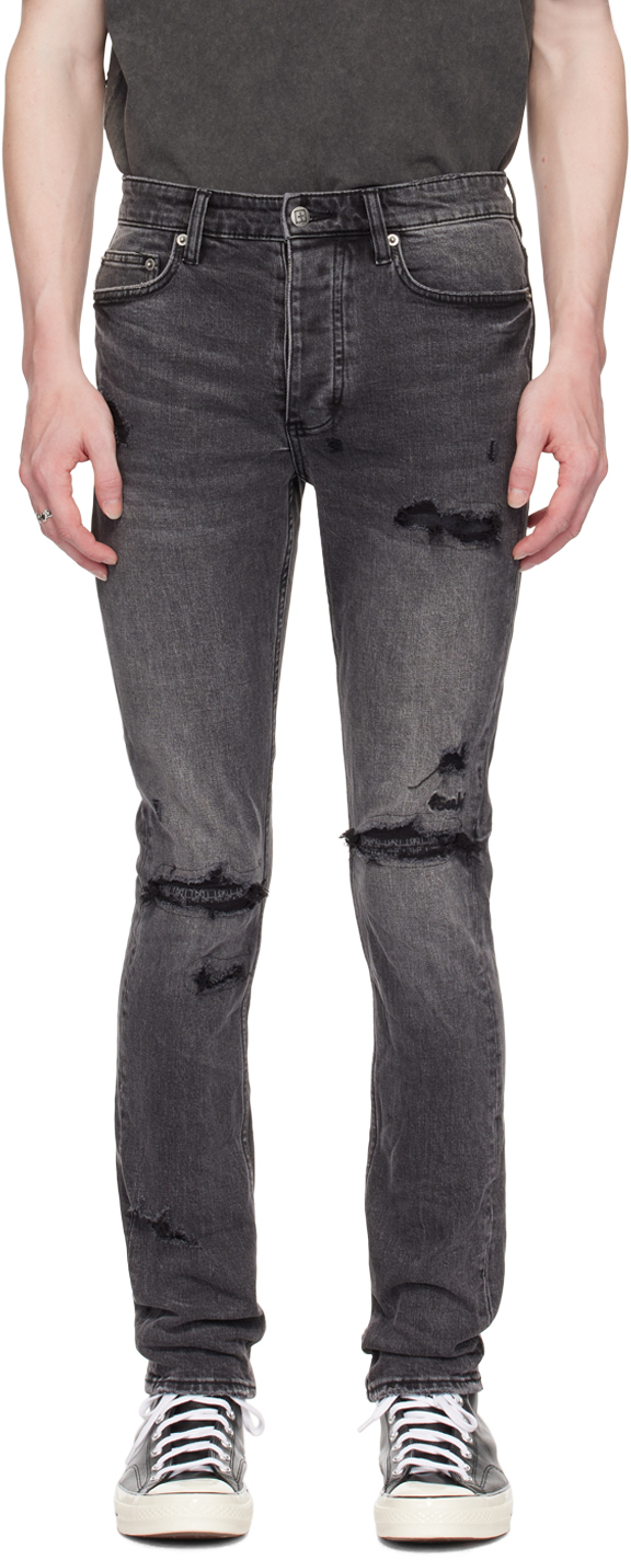 Ksubi Black Chitch Klassic Jeans In Grey